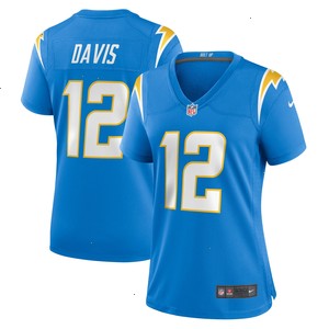 Derius Davis Los Angeles Chargers Nike Women's Team Game Jersey - Powder Blue