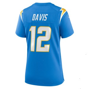 Derius Davis Los Angeles Chargers Nike Women's Team Game Jersey - Powder Blue