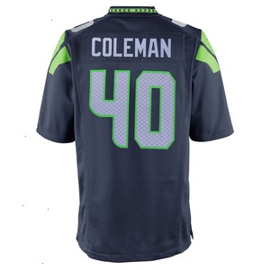 Derrick Coleman Seattle Seahawks Youth Nike Team Color Game Jersey - College Navy