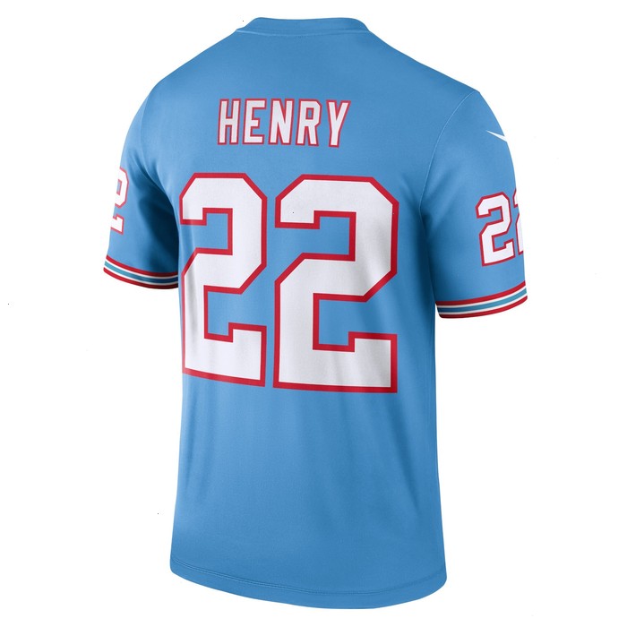 Derrick Henry Tennessee Titans Nike Oilers Throwback Legend Player Jersey - Light Blue