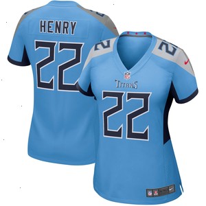 Derrick Henry Tennessee Titans Nike Women's Game Jersey - Light Blue