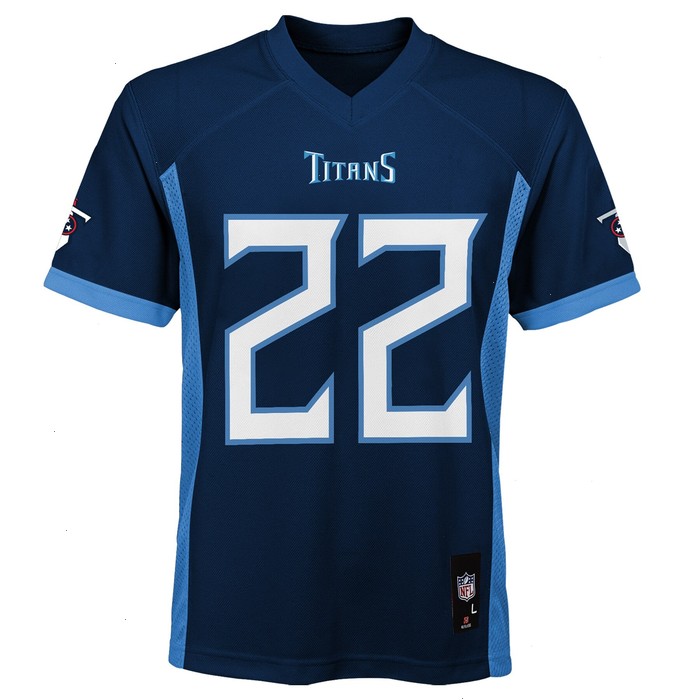 Derrick Henry Tennessee Titans Youth Replica Player Jersey - Navy