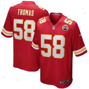 Derrick Thomas Kansas City Chiefs Nike Game Retired Player Jersey - Red