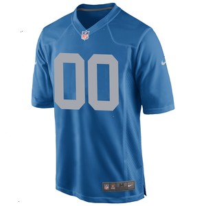 Detroit Lions Nike Throwback Custom Game Jersey - Blue