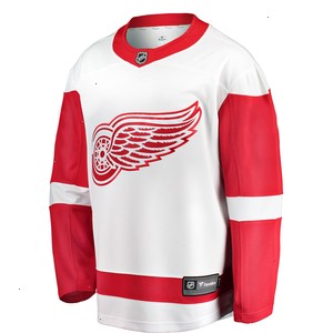 Detroit Red Wings Fanatics Branded Away Breakaway Custom Jersey - White