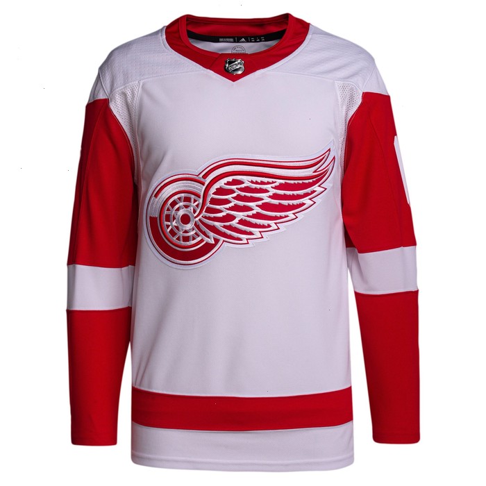 Detroit Red Wings adidas Away Primegreen Authentic Pro Custom Jersey - White