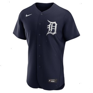 Detroit Tigers Nike Alternate Logo Authentic Team Jersey - Navy