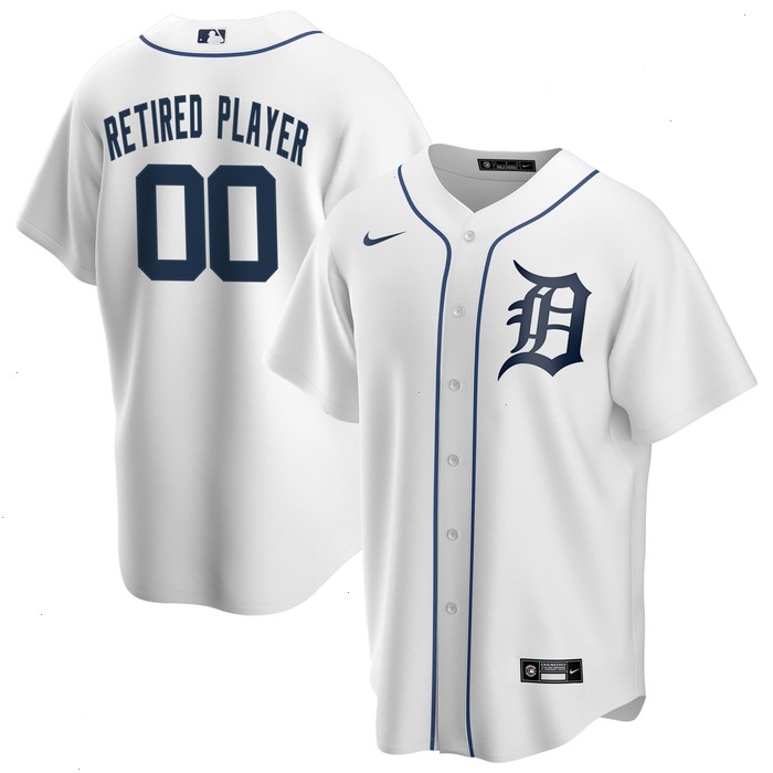 Detroit Tigers Nike Home Pick-A-Player Retired Roster Replica Jersey - White