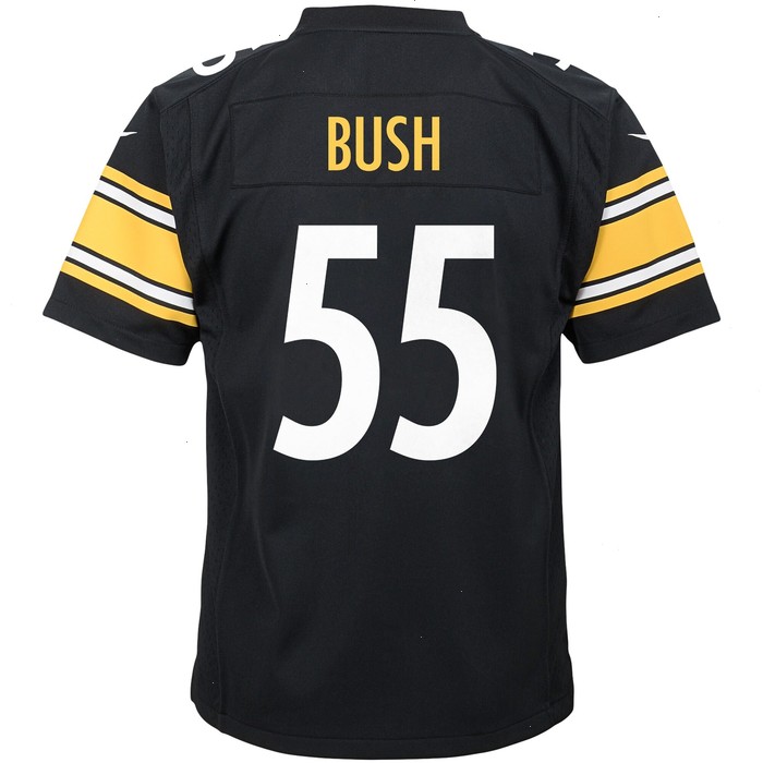 Devin Bush Pittsburgh Steelers Nike Youth Player Game Jersey - Black