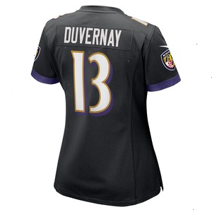 Devin Duvernay Baltimore Ravens Nike Women's Game Player Jersey - Black