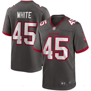 Devin White Tampa Bay Buccaneers Nike Game Jersey - Pewter