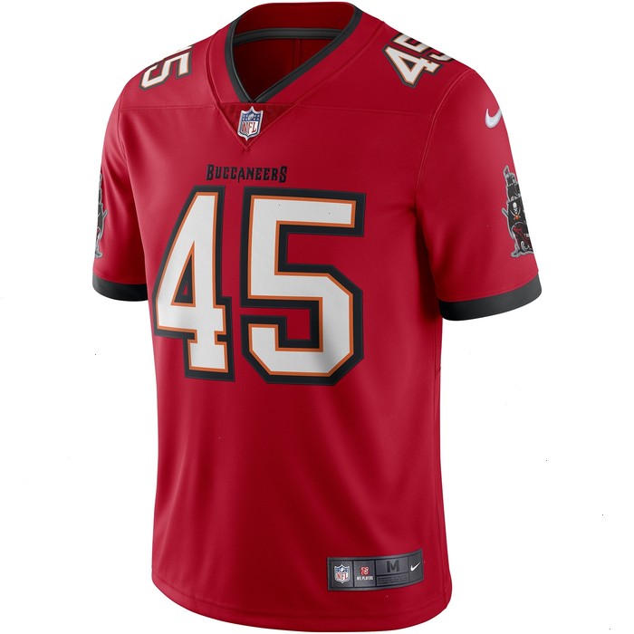 Devin White Tampa Bay Buccaneers Nike Vapor Limited Jersey - Red