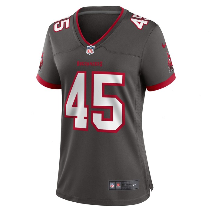 Devin White Tampa Bay Buccaneers Nike Women's Game Jersey - Pewter