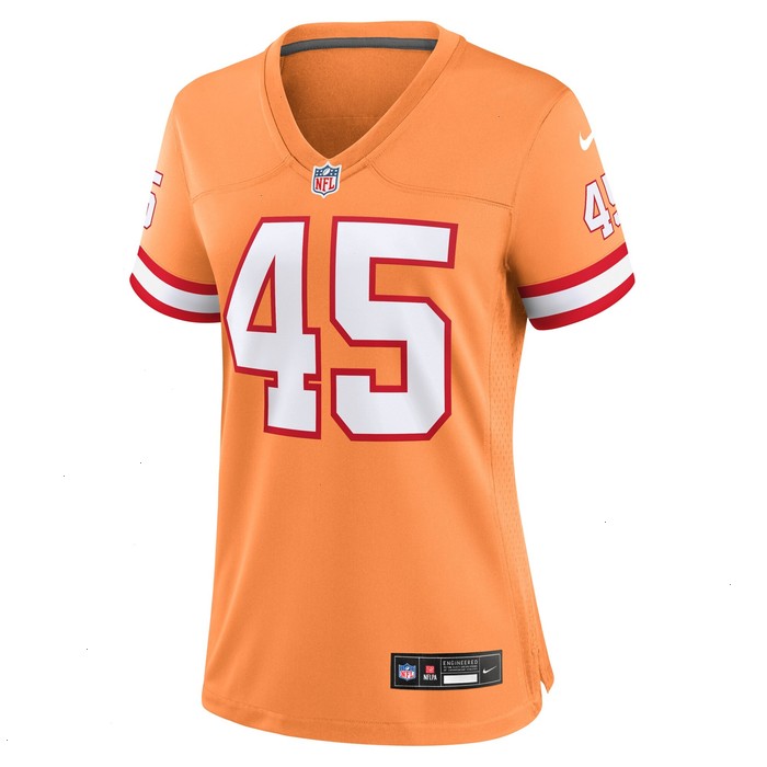 Devin White Tampa Bay Buccaneers Nike Women's Player Jersey - Orange