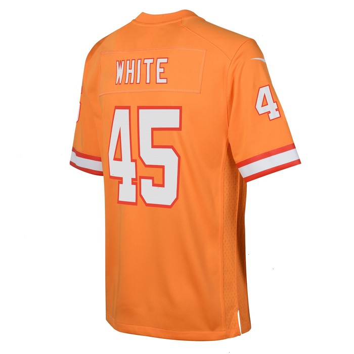 Devin White Tampa Bay Buccaneers Nike Youth Game Jersey - Orange