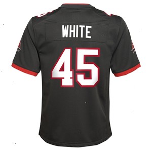 Devin White Tampa Bay Buccaneers Nike Youth Game Jersey - Pewter