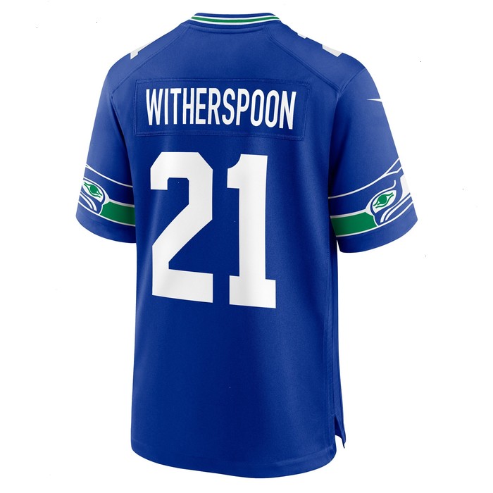 Devon Witherspoon Seattle Seahawks Nike Throwback Player Game Jersey - Royal