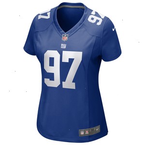 Dexter Lawrence II New York Giants Nike Women's Team Game Player Jersey - Royal