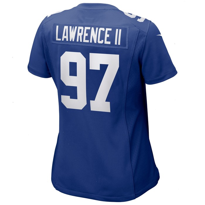 Dexter Lawrence II New York Giants Nike Women's Team Game Player Jersey - Royal