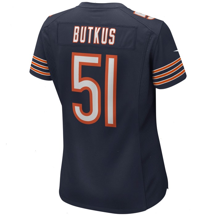 Dick Butkus Chicago Bears Nike Women's Game Retired Player Jersey - Navy