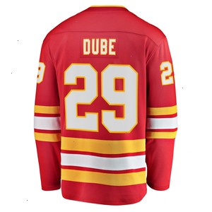 Dillon Dube Calgary Flames Fanatics Branded Home Breakaway Player Jersey - Red