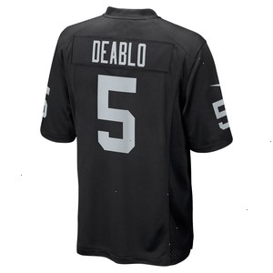 Divine Deablo Las Vegas Raiders Nike Player Game Jersey - Black