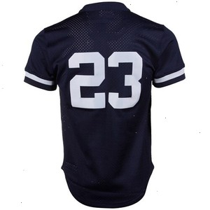 Don Mattingly New York Yankees Mitchell & Ness 1995 Authentic Cooperstown Collection Mesh Batting Practice Jersey - Navy