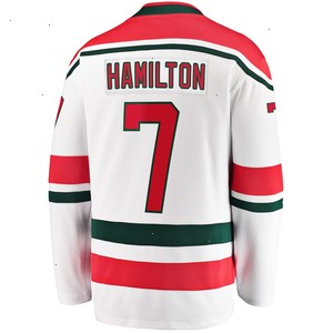 Dougie Hamilton New Jersey Devils Fanatics Branded 2022/23 Heritage Premier Breakaway Jersey - White