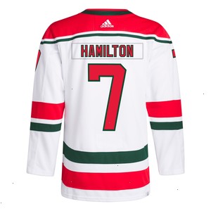 Dougie Hamilton New Jersey Devils adidas Primegreen Authentic Pro Player Jersey - White