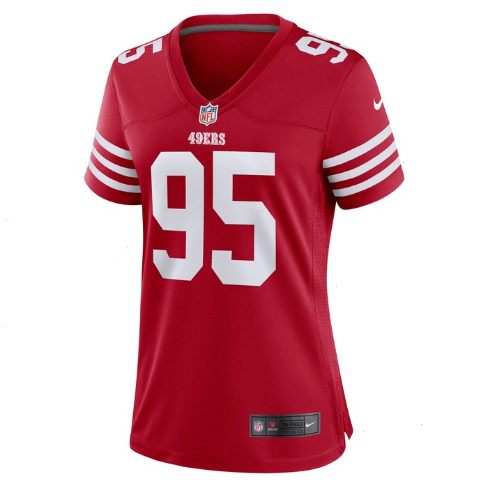 Drake Jackson San Francisco 49ers Nike Women's Game Player Jersey - Scarlet