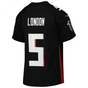 Drake London Atlanta Falcons Nike Youth Game Jersey - Black