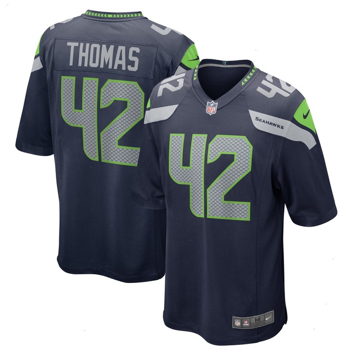 Drake Thomas Seattle Seahawks Nike Team Game Jersey - College Navy