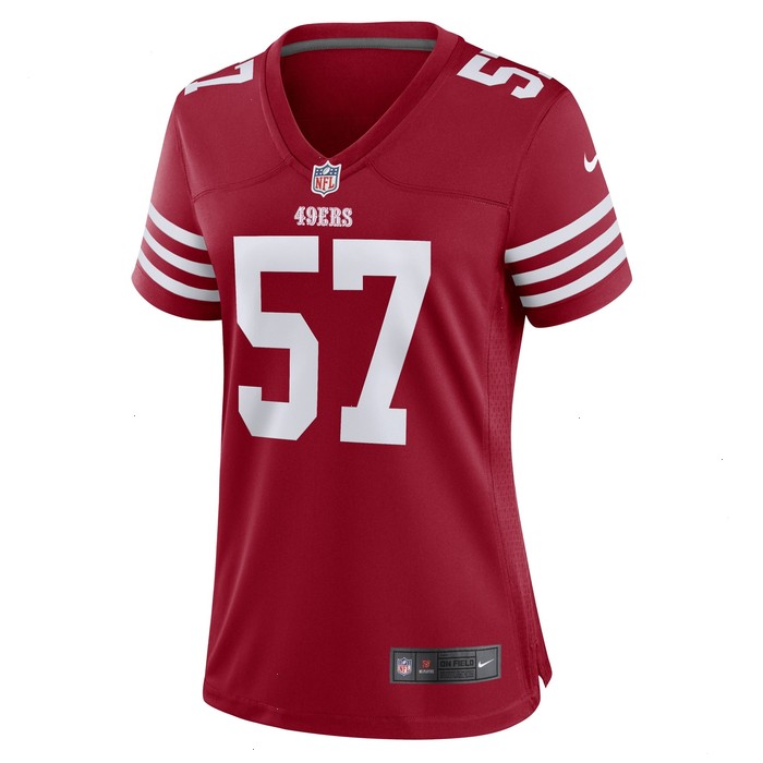 Dre Greenlaw San Francisco 49ers Nike Women's Home Game Player Jersey - Scarlet