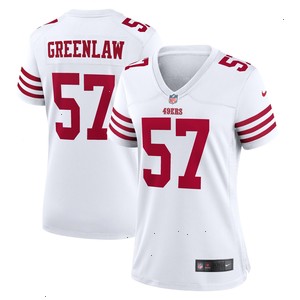 Dre Greenlaw San Francisco 49ers Nike Women's Team Game Jersey - White