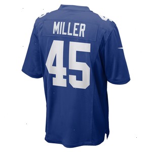 Dre Miller New York Giants Nike Home Game Player Jersey - Royal