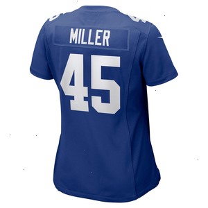 Dre Miller New York Giants Nike Women's Home Game Player Jersey - Royal