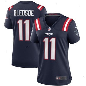 Drew Bledsoe New England Patriots Nike Women's Game Retired Player Jersey - Navy