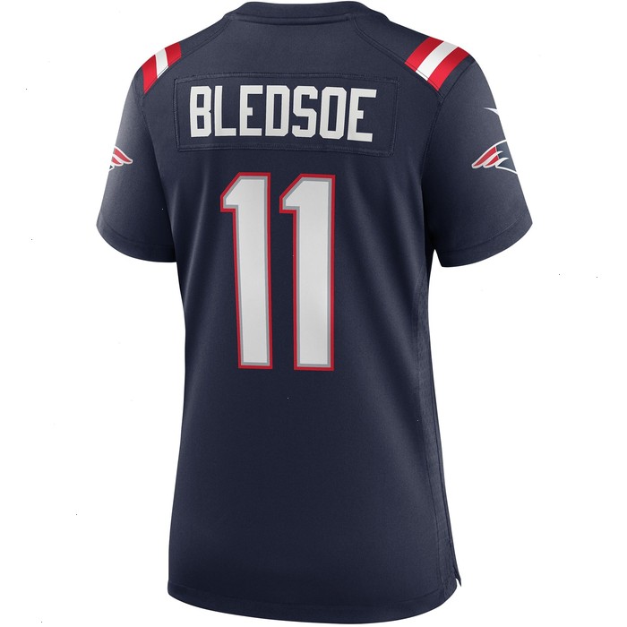 Drew Bledsoe New England Patriots Nike Women's Game Retired Player Jersey - Navy