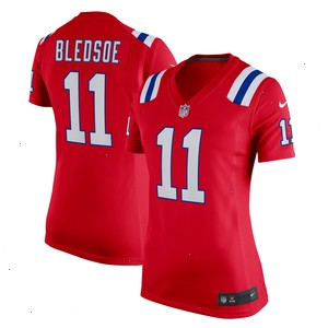 Drew Bledsoe New England Patriots Nike Women's Retired Game Jersey - Red