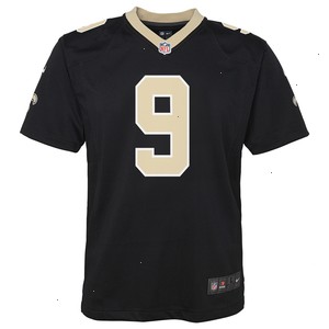 Drew Brees New Orleans Saints Nike Youth Team Color Game Jersey - Black