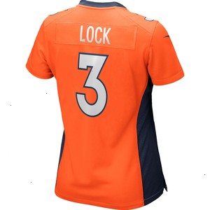 Drew Lock Denver Broncos Nike Women's Game Player Jersey - Orange