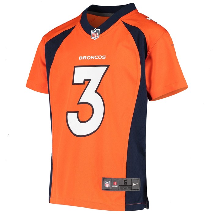 Drew Lock Denver Broncos Nike Youth Player Game Jersey - Orange