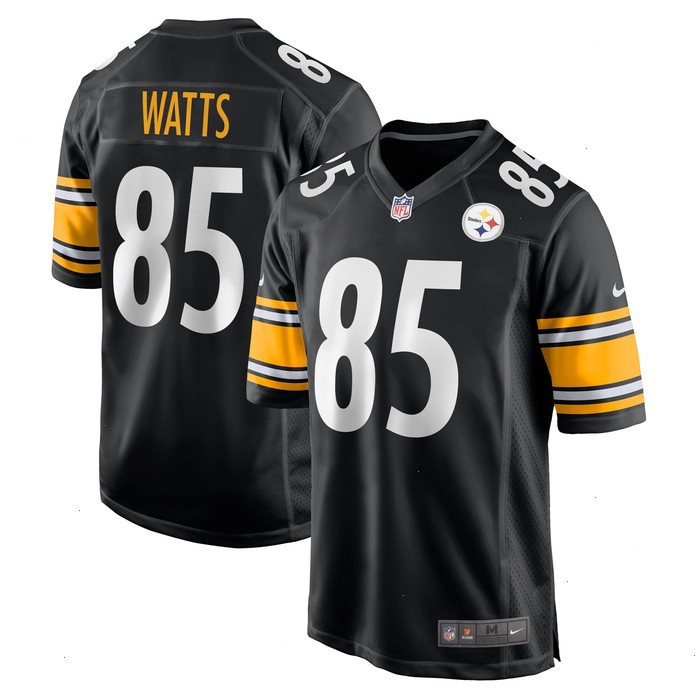 Duece Watts Pittsburgh Steelers Nike Game Jersey - Black