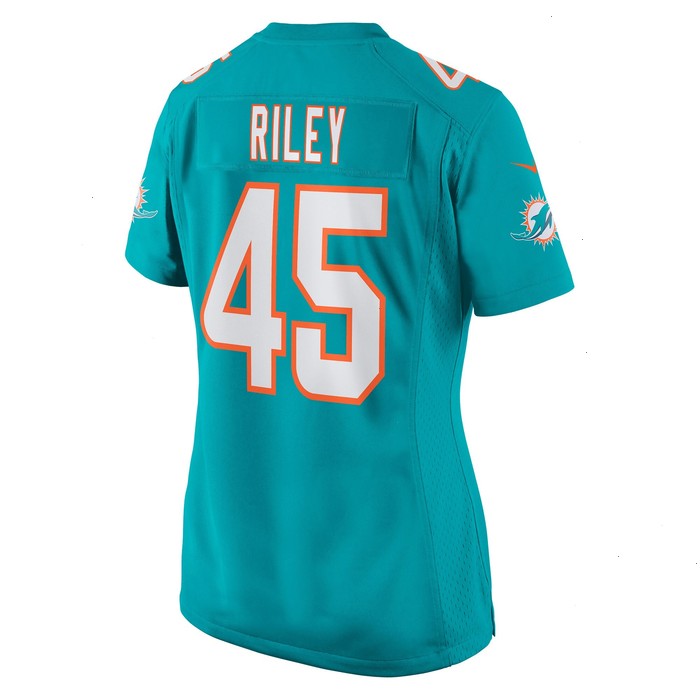 Duke Riley Miami Dolphins Nike Women's Game Jersey - Aqua