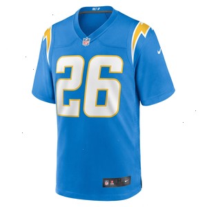 Duke Shelley Los Angeles Chargers Nike Team Game Jersey - Powder Blue