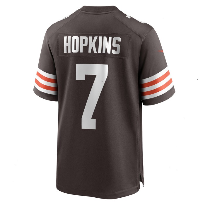 Dustin Hopkins Cleveland Browns Nike Team Game Jersey - Brown