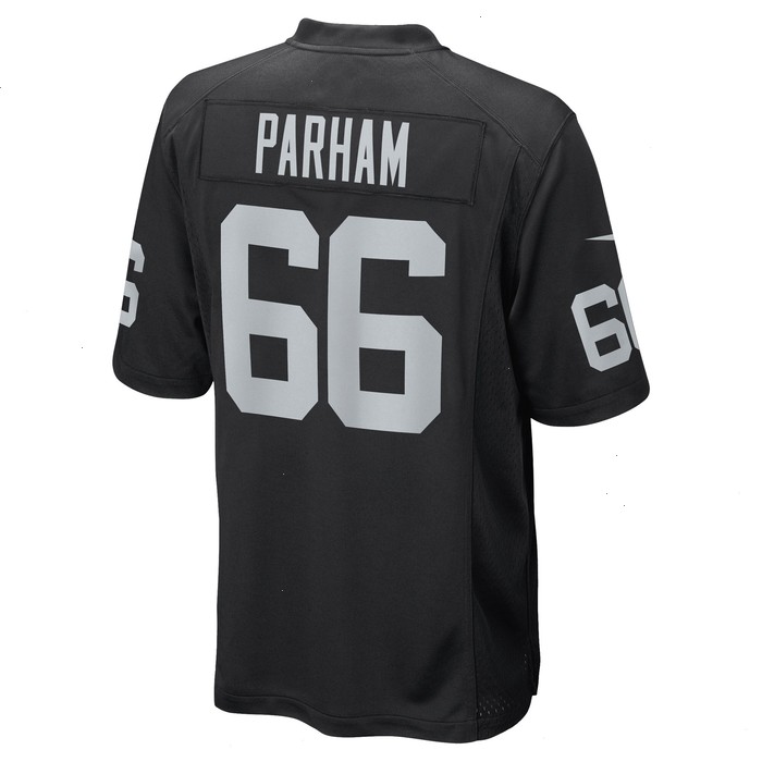 Dylan Parham Las Vegas Raiders Nike Game Player Jersey - Black