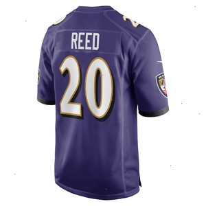 Ed Reed Baltimore Ravens Nike Retired Player Game Jersey - Purple