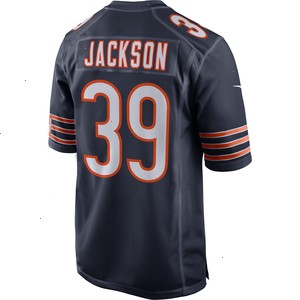 Eddie Jackson Chicago Bears Nike Home Game Jersey - Navy