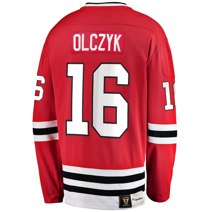 Eddie Olczyk Chicago Blackhawks Fanatics Branded Premier Breakaway Retired Player Jersey - Red